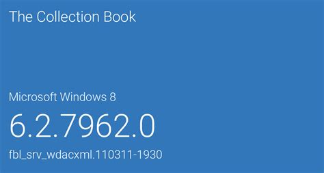 Microsoft Windows 8 6279620 The Collection Book