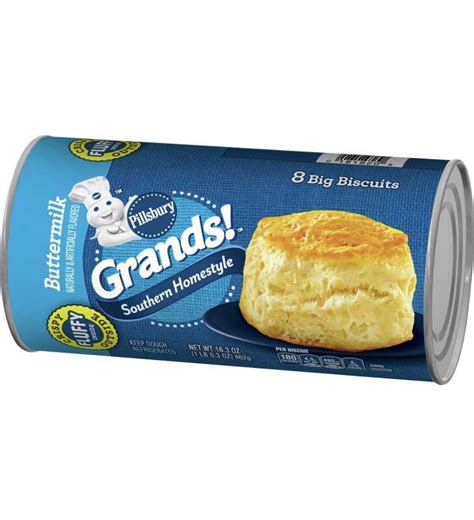 Pillsbury Grands Homestyle Buttermilk Biscuits 163 Oz