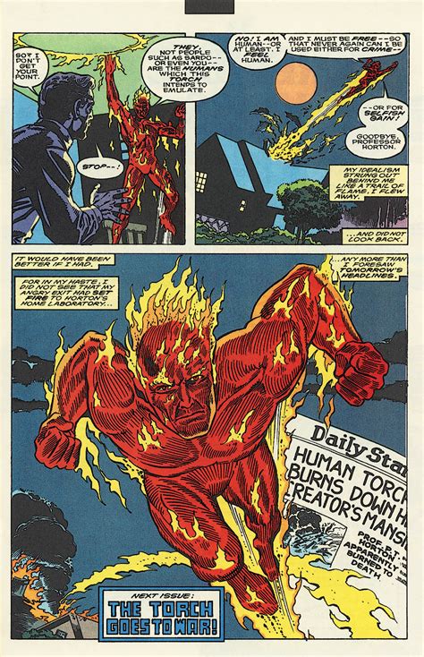 read online the saga of the original human torch comic issue 1