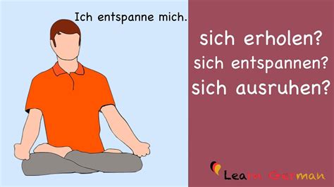 Learn German Common Mistakes In German Sich Erholen Sich Ausruhen