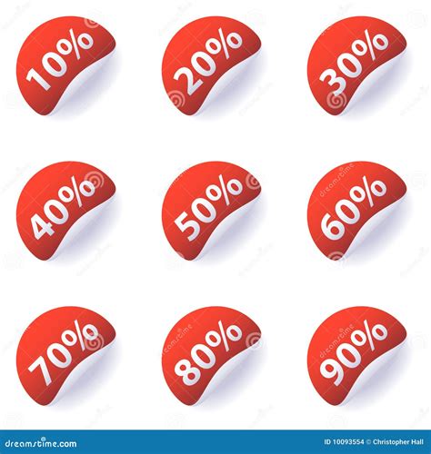 Discount Labels Stock Vector Illustration Of Poster 10093554