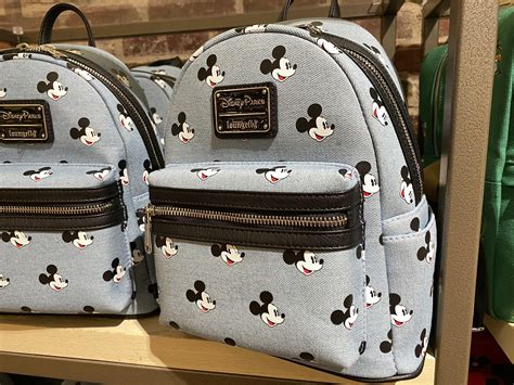 New Mickey Mouse Denim Loungefly Backpack Finally Arrives To Disney
