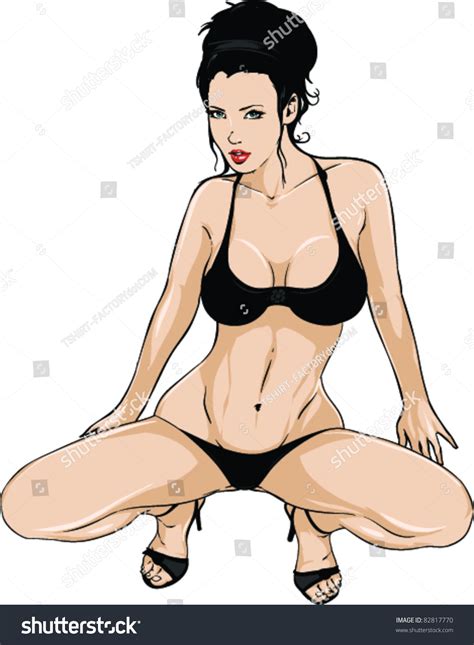 Vector Pin Up Girl Stock Vector Shutterstock