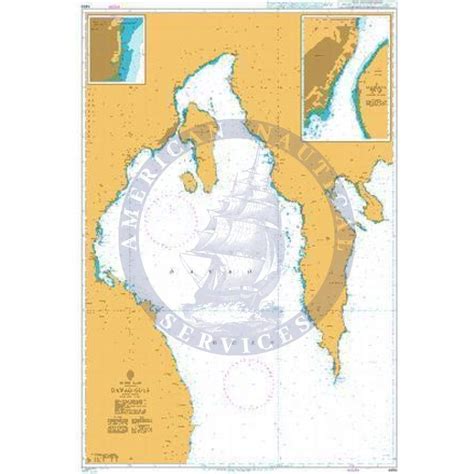 British Admiralty Nautical Chart 4494 Davao Gulf Amnautical