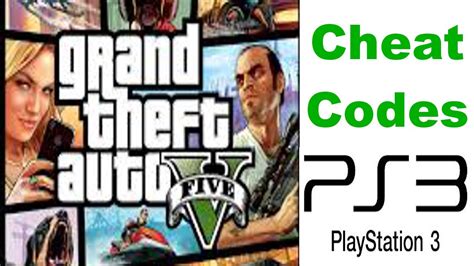 Grand Theft Auto V Cheat Codes Gta 5 Ps3 Cheats Hacks