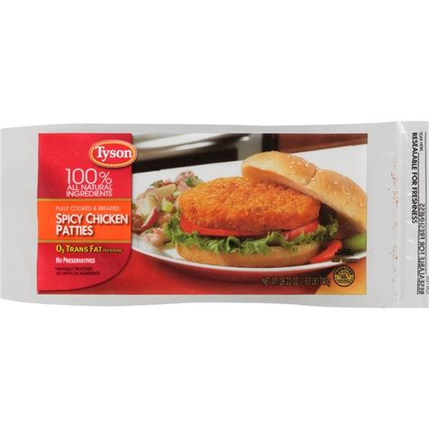 Tyson Spicy Chicken Patties (26.22 oz) from Smart & Final - Instacart