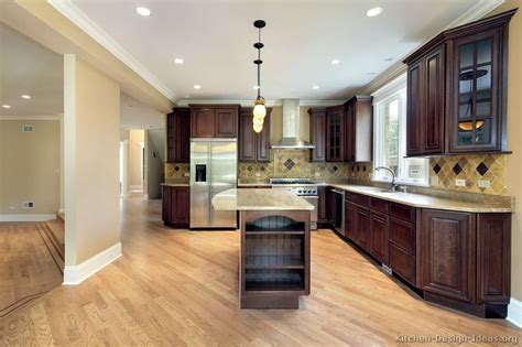 One of the most classic and wonderful materials to use in a kitchen is. Pictures of Kitchens - Traditional - Dark Wood Kitchens ...