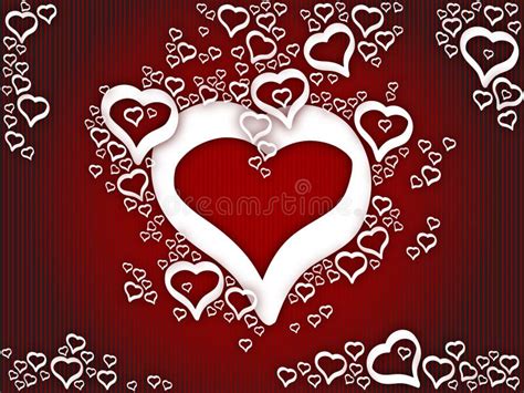 Background Love Hearts Stock Vector Illustration Of Romantic 7107754