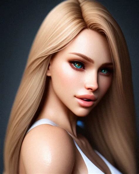 Ai Art Generator Photorealistic Full Body Portrait Female 3d Model