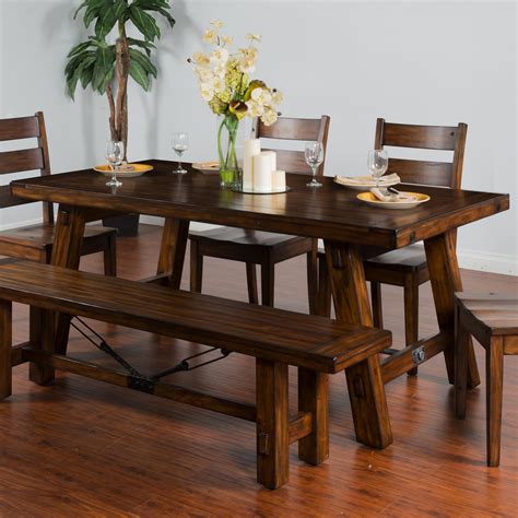 Tuscany 1380vm Distressed Mahogany Extension Table W Turnbuckle Accent