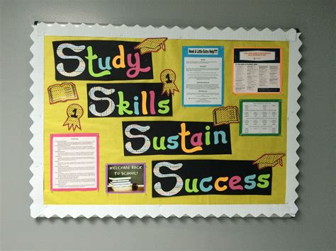 Academics Bulletin Board Study skills Sustain success! via Tayana in