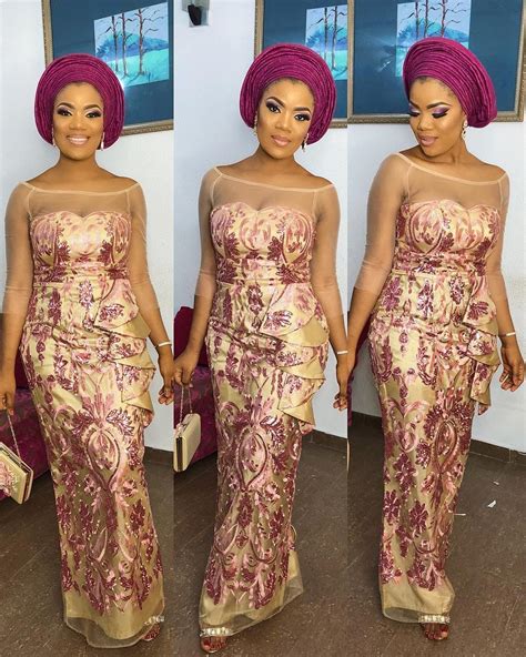 ∘mzcocogirl ∘ Nigerian Lace Dress Nigerian Outfits Nigerian Lace Styles African Lace Styles