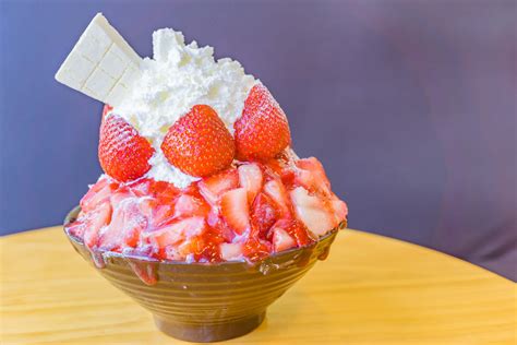 Bingsu Korean Shaved Ice Dessert With Watermelon Kimchimari Vlrengbr