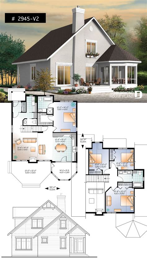 Sims 4 House Plans 3 Bedroom Discover The Plan 3461 V1 Kensington 2