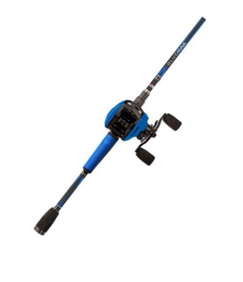 Abu Garcia Blue Max 7 Low Profile Baitcaster Fishing Rod And Reel Combo