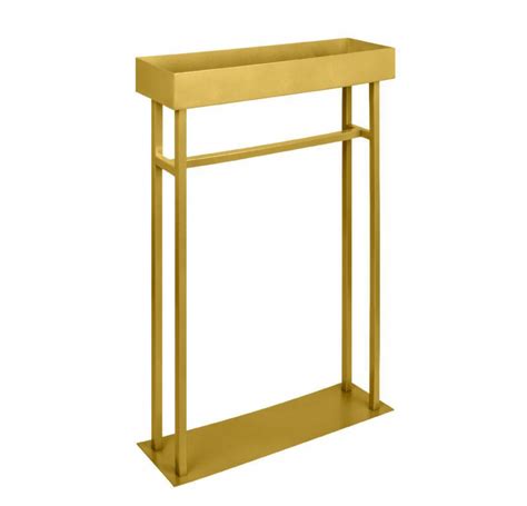 Matte Goldblackrose Gold Modern Rectangular Tall Metal Stand Weddi