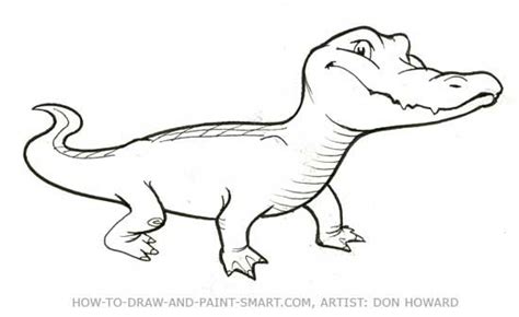 How to draw a cartoon alligator. How to Draw Alligators | Drawings, Cartoon drawings ...