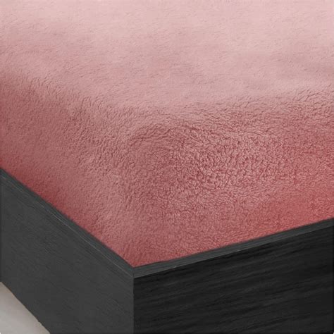 Brentfords Teddy Fleece Fitted Bed Sheet Plain Thermal Warm Soft Luxury Sherpa Bedding Grey