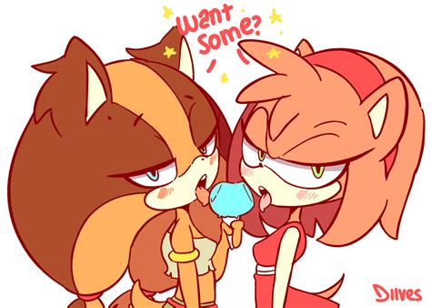 Diives Amy Rose Sticks The Badger Sonic Series Animated Animated