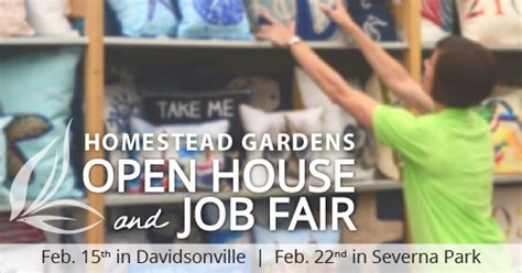 Homestead Gardens Open House And Job Fair Davidsonville Homestead