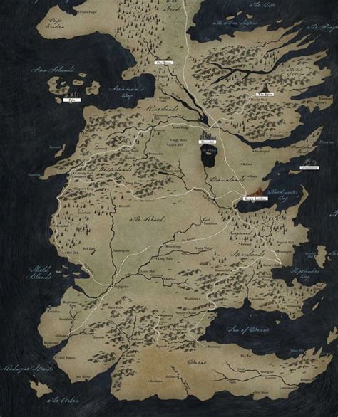 Map Of The 7 Kingdoms Time Zones Map World
