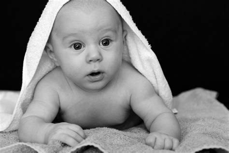 Baby Under The Towel Free Stock Photo Public Domain Pictures