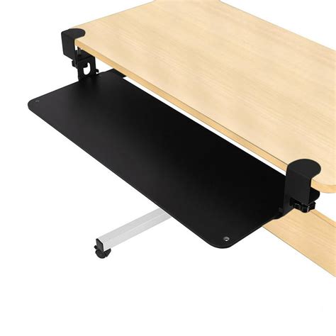 Mchoice Keyboard Tray Under Desk With C Clamp Large Size Steady Slide