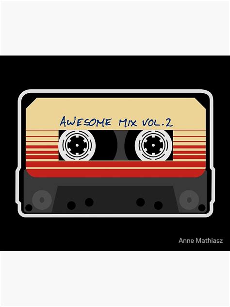 Awesome Mixtape Vol 2 Cassette Retro Tapestry By Boom Art Redbubble