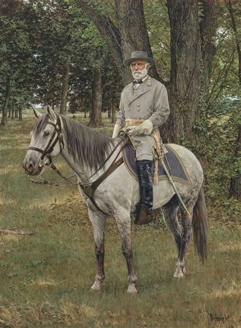 Robert E Lee On Horse Traveller Horse And Man