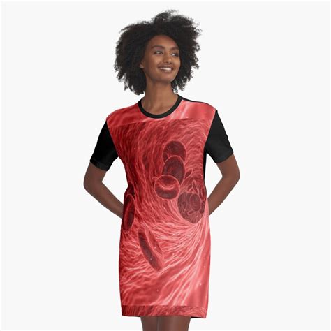 Red Blood Cells Graphic T Shirt Dress For Sale By Slinky Reebs