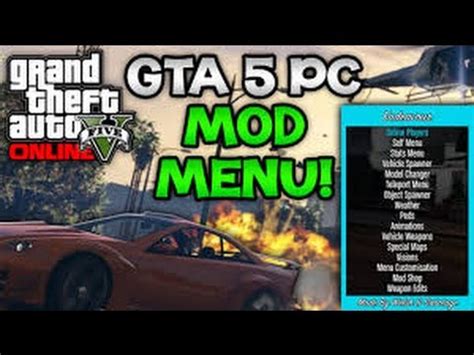 You need nishdotnet installed and working to run my mods ;). GTA 5 PC Mod Menu Online Download 1.28 - YouTube