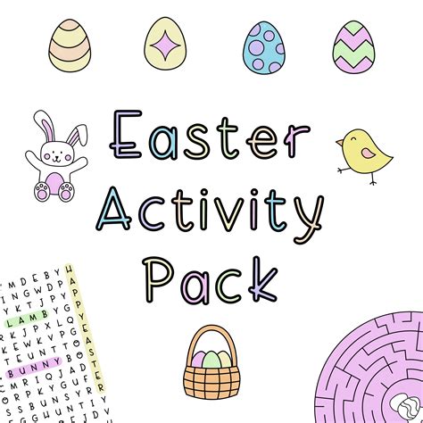 Free Printable Easter Activity Pack Printable Easter Activities Hot Sex Picture