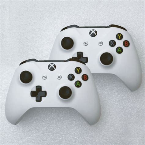 2 Pack Original Microsoft Xbox One Wireless Controller White Model