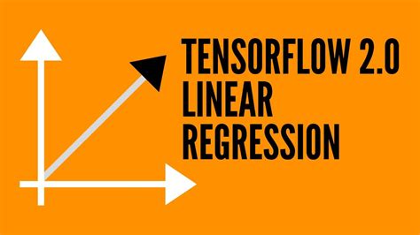 Linear Regression With Tensorflow 20 Youtube