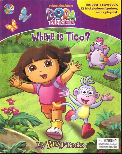 My Busy Books Dora Explorer Where Is Tico Storybook Figurines And Playmat By My Busy Books