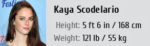 Kaya Scodelario Height Weight Size Body Measurements Biography