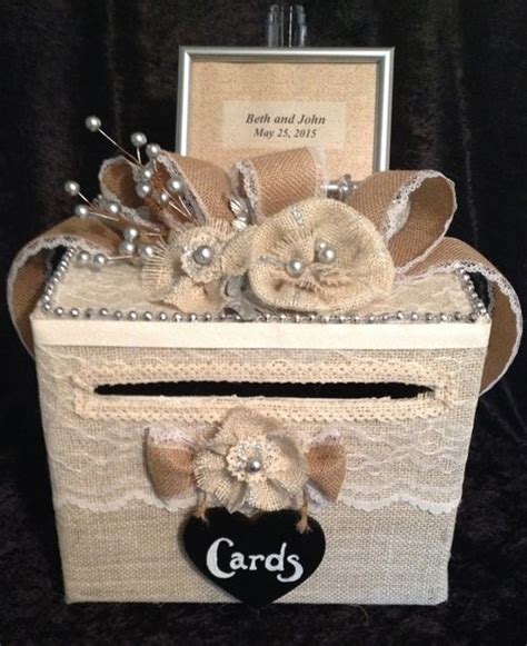 A wedding gift box packs all your well wishes into a neat little package. 100 Rustic Country Burlap Wedding Ideas You'll Love - Page ...
