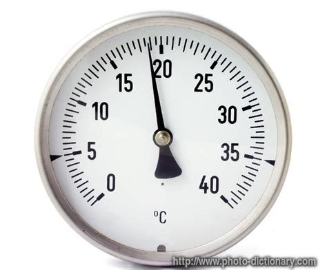 Temperature Gauge Photopicture Definition At Photo Dictionary