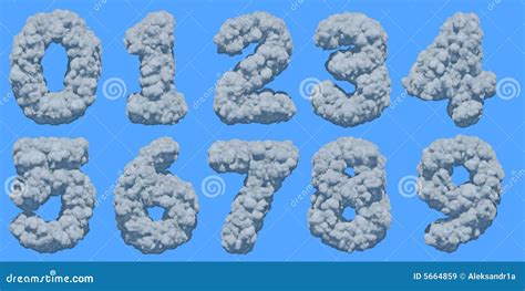 Cloud Font Stock Illustration Illustration Of Type Fume 5664859