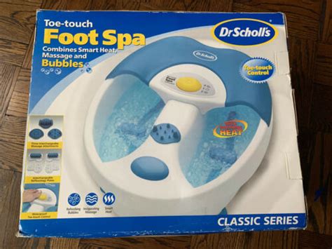 Dr Scholl S Toe Touch Foot Spa Combines Smart Heat Massage And