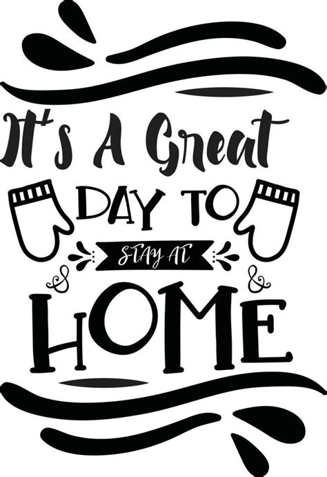 Stay Home Quotes Design 23836496 Vector Art At Vecteezy