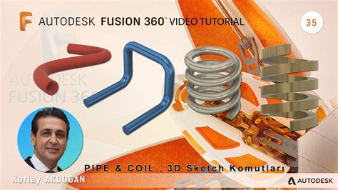 35 Fusion 360 Pipe Coil And 3d Sketch Youtube