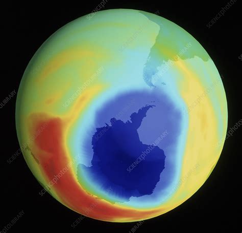Antarctic Ozone Depletion Stock Image E1000199 Science Photo Library