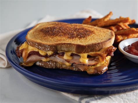 Oven Grilled Turkey Bacon Cheese Sandwiches
