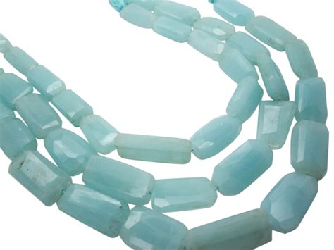 Aqua Chalcedony Beads Nuggets Peruvian Chalcedony Faceted Etsy