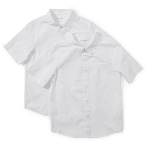 Brilliant Basics Kids Button Up Shirt 2 Pack Brilliant White Big W