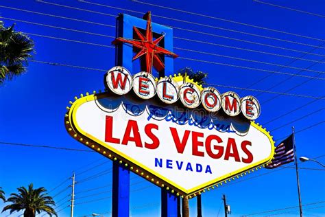 The Welcome To Fabulous Las Vegas Sign Stock Image Image Of Drink