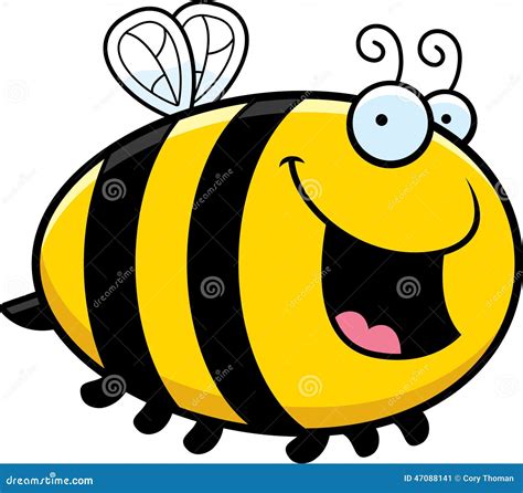 Cartoon Bee Smiling Stock Vector Illustration Of Animal 47088141