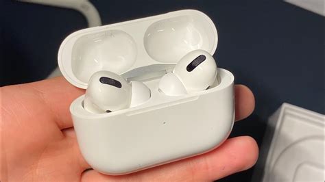 Airpods Pro Unboxing And First Impressions 4k Youtube