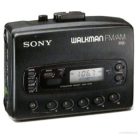 Sony Wm Fx28 Walkman Radio Cassette Player Manual Hifi Engine